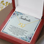 To My Soulmate Gold Double Hearts