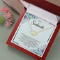 To My Soulmate Gold Double Hearts