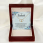 To My Soulmate Gold Double Hearts