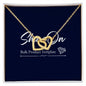 Beatutiful Inter Locking Heart Necklace
