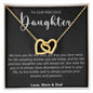 B2FD Beatutiful Inter Locking Heart Necklace