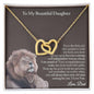2T1 Beatutiful Inter Locking Heart Necklace