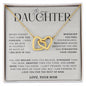 DM1 Beatutiful Inter Locking Heart Necklace