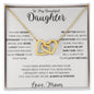 W1FM Beatutiful Inter Locking Heart Necklace