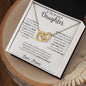 W1FM Beatutiful Inter Locking Heart Necklace