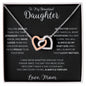 B1FM Beatutiful Inter Locking Heart Necklace