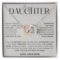 DM1 Beatutiful Inter Locking Heart Necklace