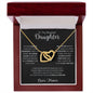 B1FM Beatutiful Inter Locking Heart Necklace