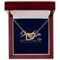 Beatutiful Inter Locking Heart Necklace
