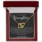 B2FD Beatutiful Inter Locking Heart Necklace