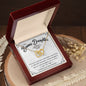 BAD1 Beatutiful Inter Locking Heart Necklace