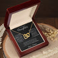 B1FM Beatutiful Inter Locking Heart Necklace