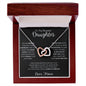 B1FM Beatutiful Inter Locking Heart Necklace