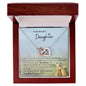 My Beautiful Daughter | I am proud of you - Interlocking Hearts Necklace