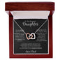 B1FD Beatutiful Inter Locking Heart Necklace