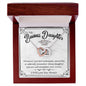 BAD1 Beatutiful Inter Locking Heart Necklace