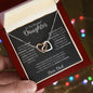 B1FD Beatutiful Inter Locking Heart Necklace