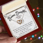 BAD1 Beatutiful Inter Locking Heart Necklace