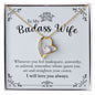 My Badass Wife | Most caring - Forever Love Necklace