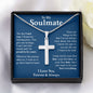 My Soulmate | Proud to be yours - Stainless Steel Cross Necklace