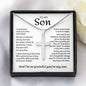 My Son | Grateful to have you - Stainless Steel Cross Necklace