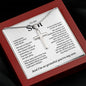 My Son | Grateful to have you - Stainless Steel Cross Necklace