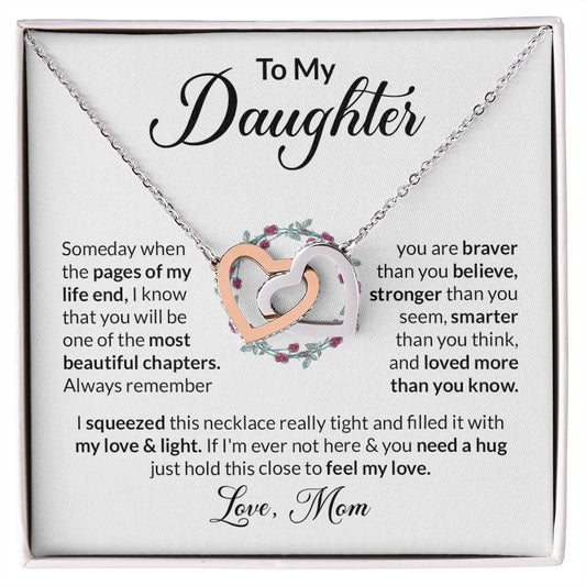 To my Daughter Double Heart 1