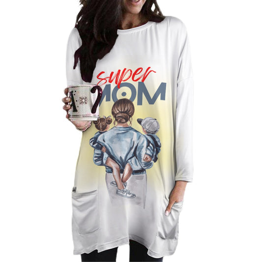 Super Mom Long sleeve T-shirt